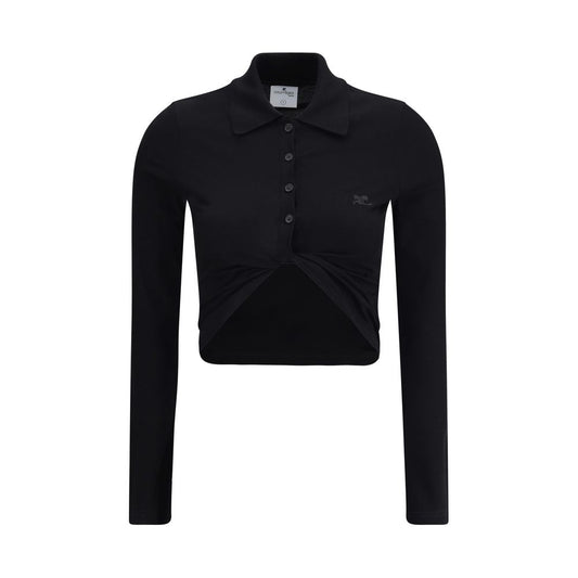 Courrèges Polo with twisted detail