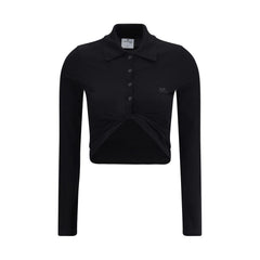 Courrèges Polo with twisted detail