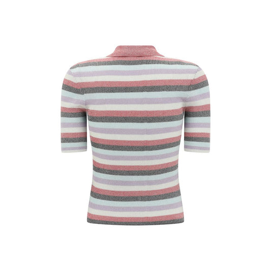 Striped Polo Top