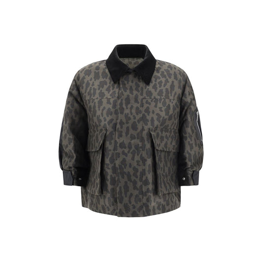 Leopard Bomber Jacket