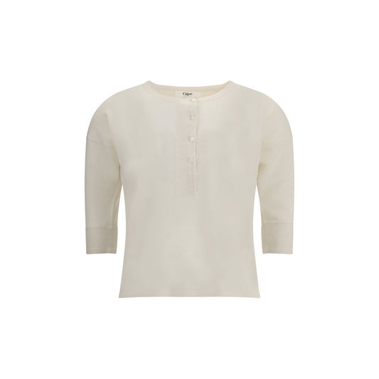 Linen Henley Long Sleeve Jersey
