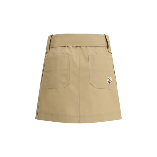 Cotton gabardine Miniskirt
