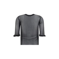 Sheer jacquard Top