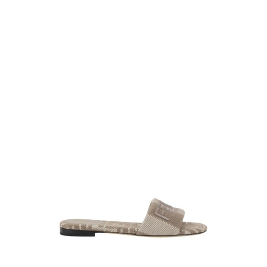 FF embroidery Sandals