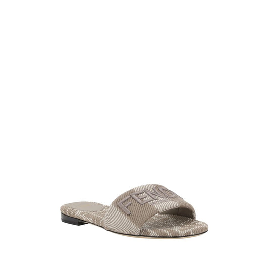FF embroidery Sandals