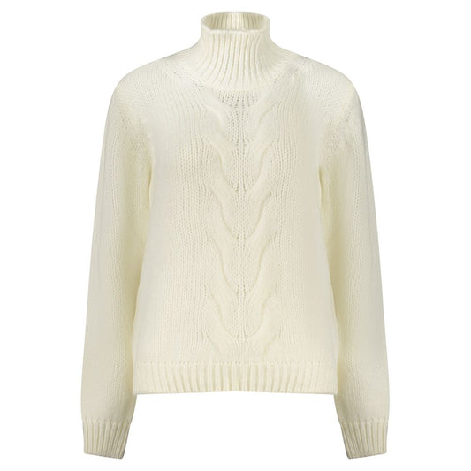 K-WAY White Wool Women Sweater