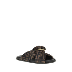 Satin Slide Sandals