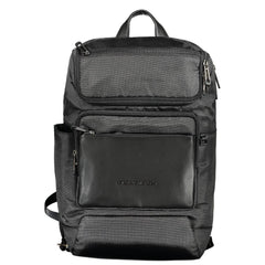 Piquadro Black Recycled Polyethylene Men Backpack