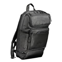 Piquadro Black Recycled Polyethylene Men Backpack
