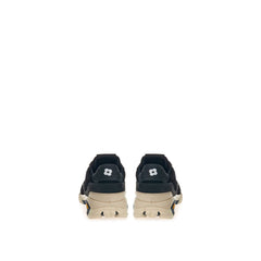 Lardini Black Suede Leather Sneaker