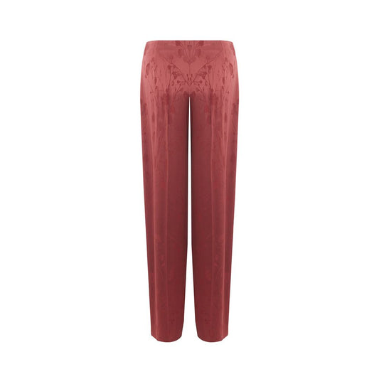 Lardini Elegant Red Tailored Pants