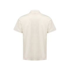Fendi White Cotton Polo Shirt