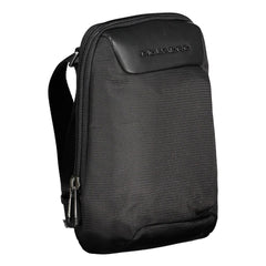 Piquadro Black Recycled Polyethylene Men Shoulder Bag
