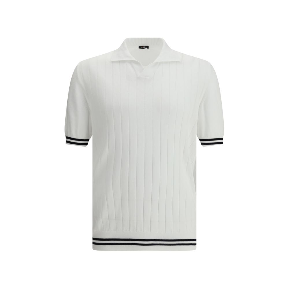 Kiton Ribbed Polo Shirt