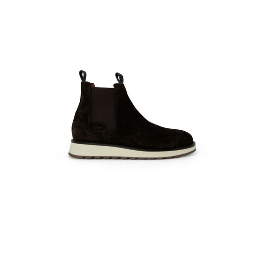 Brown Suede Leather Boot