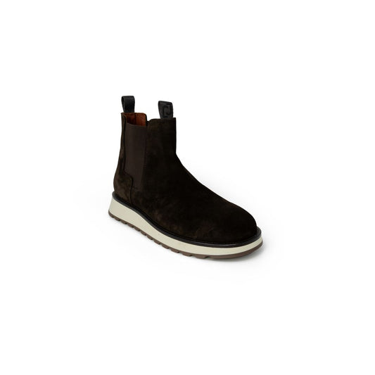 Brown Suede Leather Boot