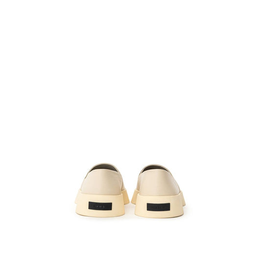Gray Leather Loafer