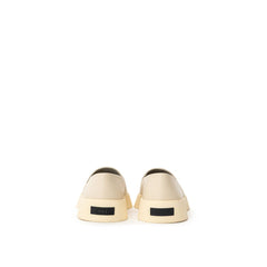 Gray Leather Loafer