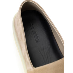 Gray Leather Loafer