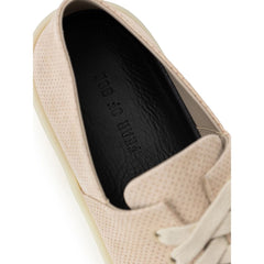 Beige Leather Sneaker