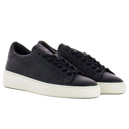 Black Leather Sneaker