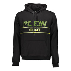 Plein Sport Black Cotton Men's Hooded Sweater