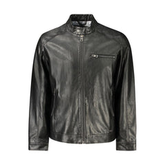 Guess Jeans Black Polyethylene Jacket