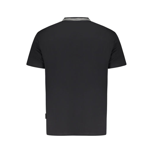 Napapijri Black Cotton T-Shirt