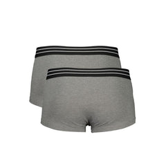 Cavalli Class Gray Cotton Men Boxer Pair