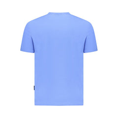 Napapijri Blue Cotton Men T-Shirt