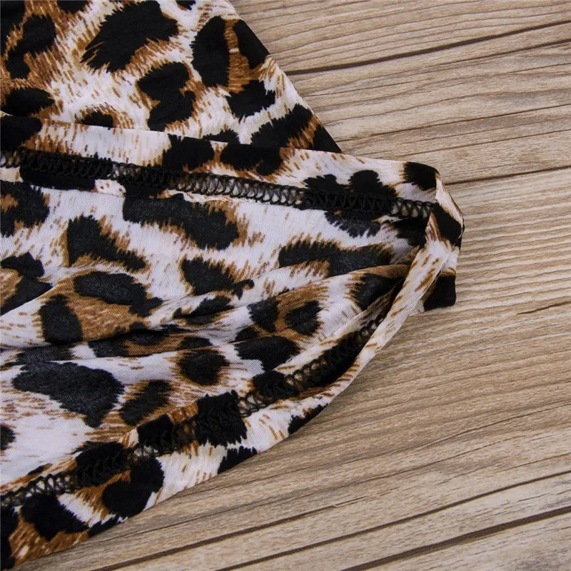 Sassy Leopard Print High Waist Bodycon Mini Skirt for Women